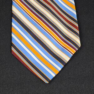 KELLY Tie Men's Multi-Color Striped Tergal Polyester Necktie